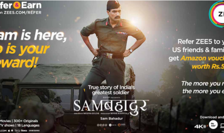Sam Bahadur And Other Blockbusters To Your US Connections And Win Amazon Vouchers!