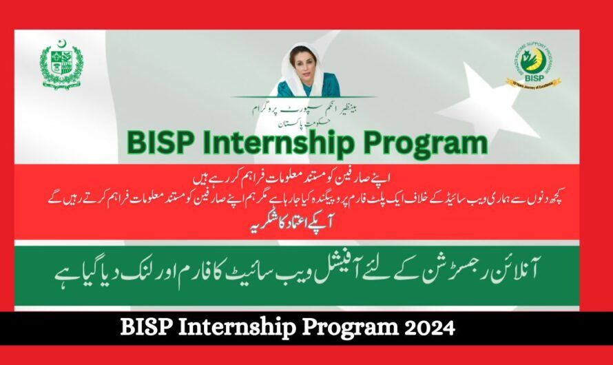 BISP Internship Program How to Apply 2024