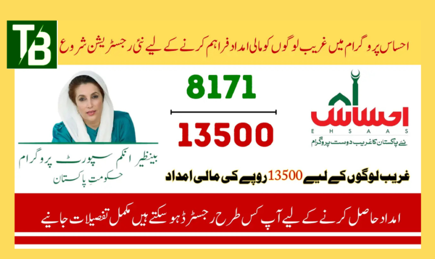 Ehsaas Program Registration 8171 NADRA